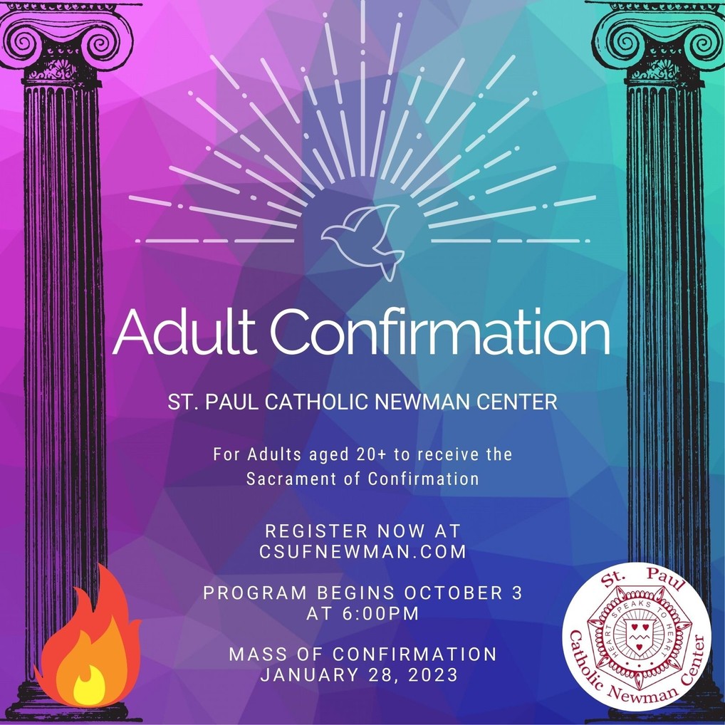 Adult Confirmation Flyer 22 Updated